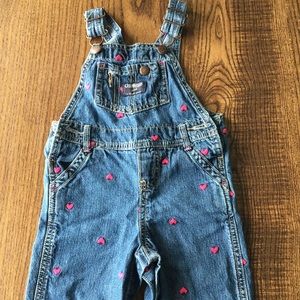 OshKosh heart overalls